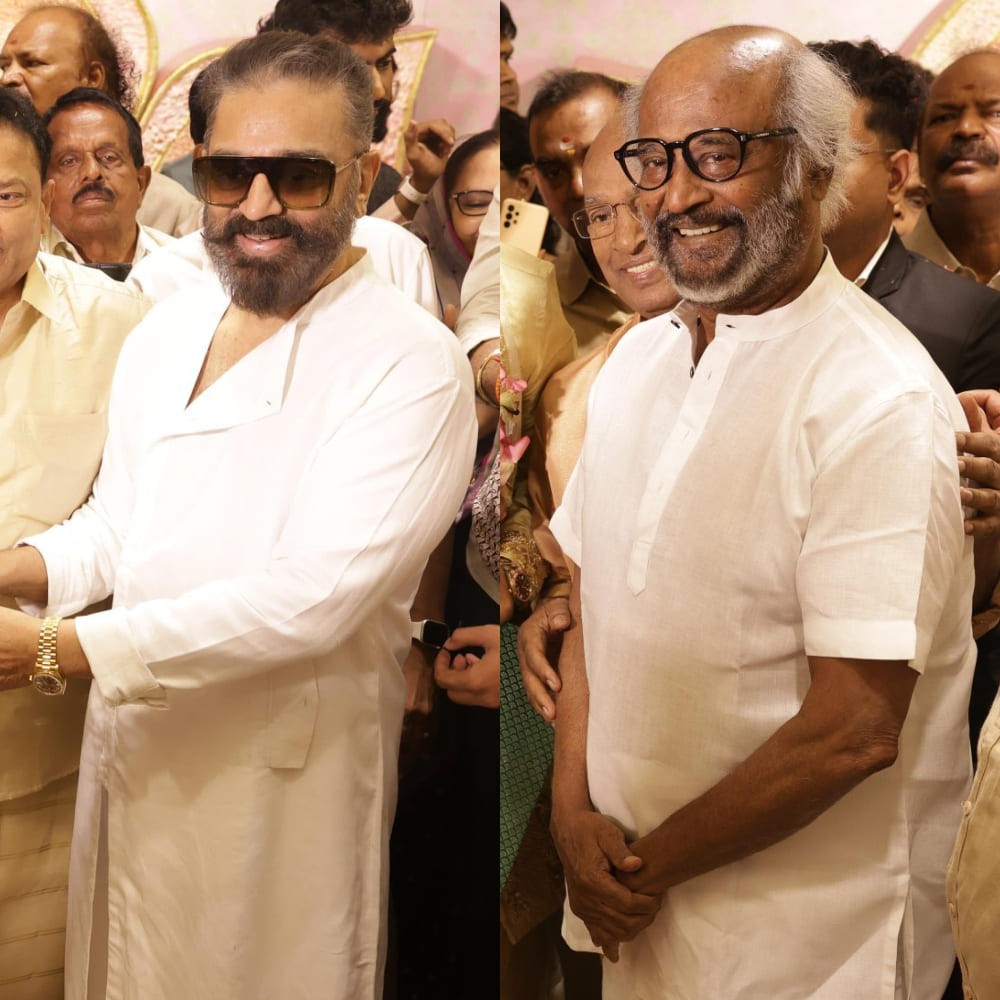 Inside PICS: Rajinikanth, Kamal Haasan, Mani Ratnam and others attend Ishari K Ganesh’s daughter Preethaa's wedding 