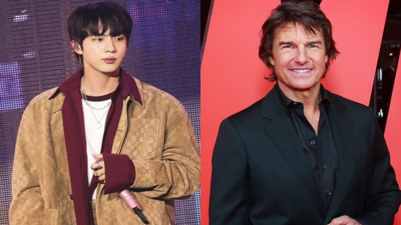 BTS Jin, Tom Cruise: Credits BTS Jin Instagram and Getty Images BTS Jin, Tom Cruise: Credits BTS Jin Instagram and Getty Images