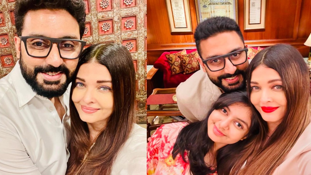 Picture Courtesy: Aishwarya Rai Bachchan Instagram Aishwarya Rai Bachchan grooves to Kajra Re in UNSEEN video from wedding, hubby Abhishek and daughter Aaradhya can’t stop admiring; WATCH