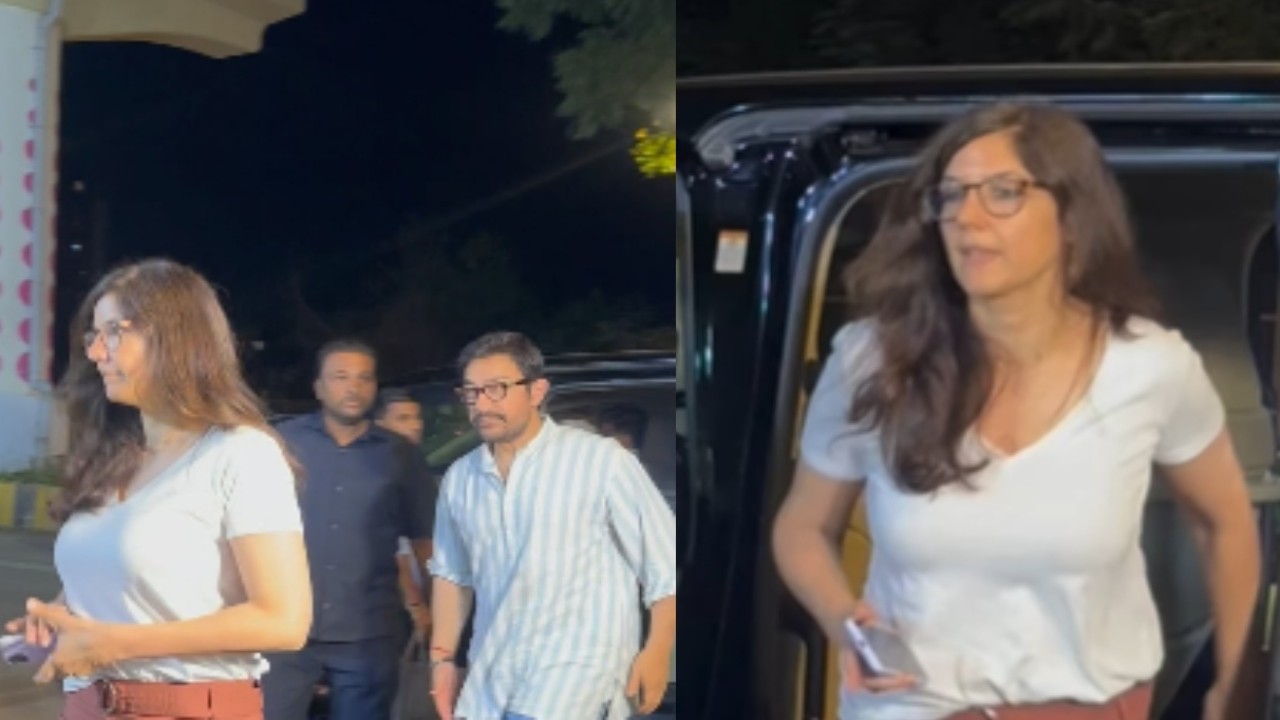 Picture Credit: Pinkvilla Aamir Khan and girlfriend Gauri Spratt visit Nirmal Kapoor’s home to offer emotional support to Anil Kapoor and family