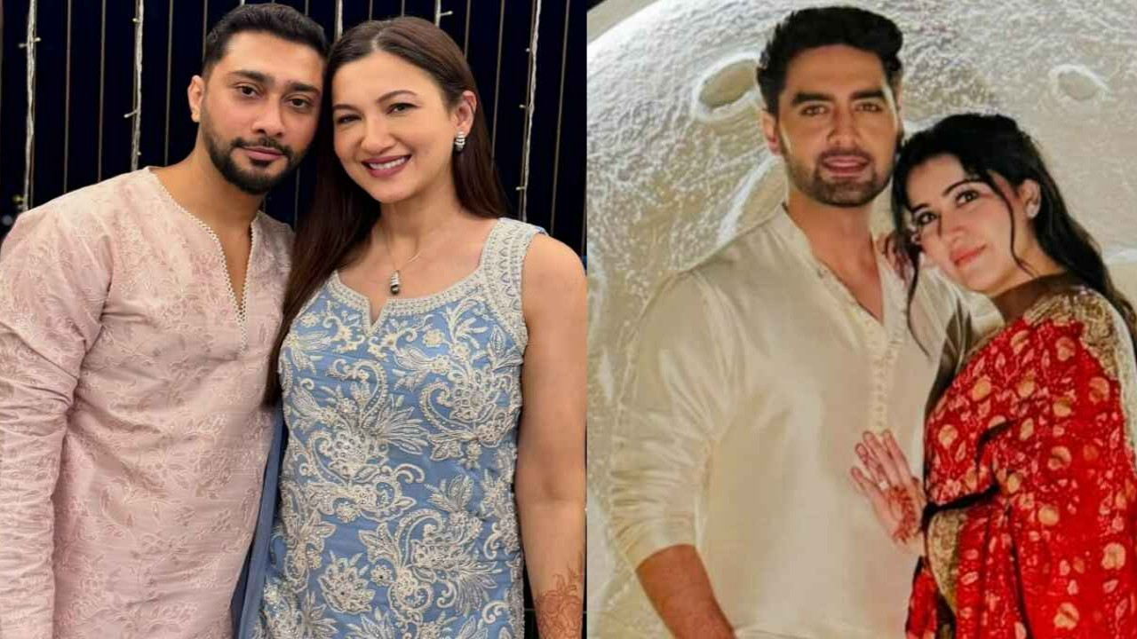 Pic Credit: Zaid Darbar, Rohit Purohit Instagram Gauahar Khan and Zaid Darbar, Rohit Purohit and Sheena Bajaj
