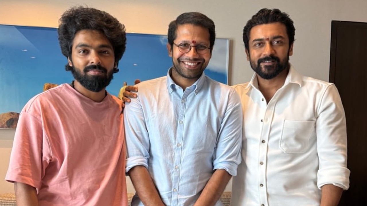 Suriya 46: Suriya and Venky Atluri kick off new project with pooja ceremony; find out which actress joins cast (PC: GV Prakash Instagram) GV Prakash Instagram