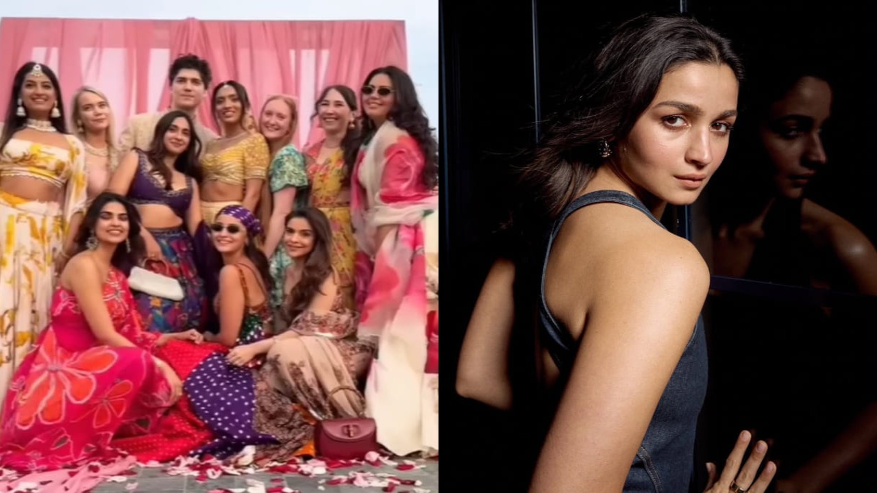 Alia Bhatt gives boho twist to Bandhani lehenga with scarf— Gujaratis, take notes (PC: SUDO) Alia Bhatt
