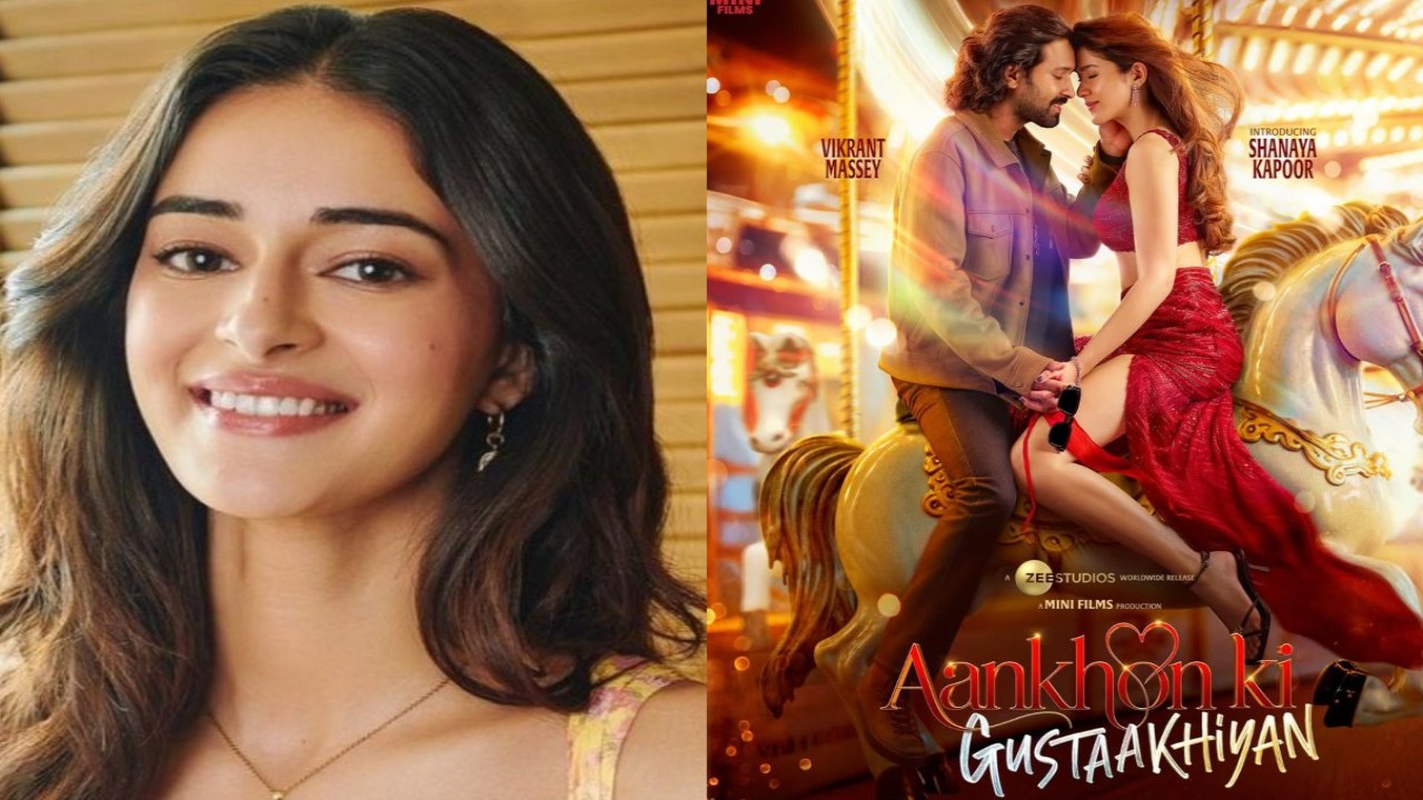 Picture credit: Shanaya Kapoor/ Ananya Panday/ Instagram Shanaya Kapoor, Vikrant Massey’s Aankhon Ki Gustaakhiyan 1st look cast a spell: Ananya Panday and others can’t look away