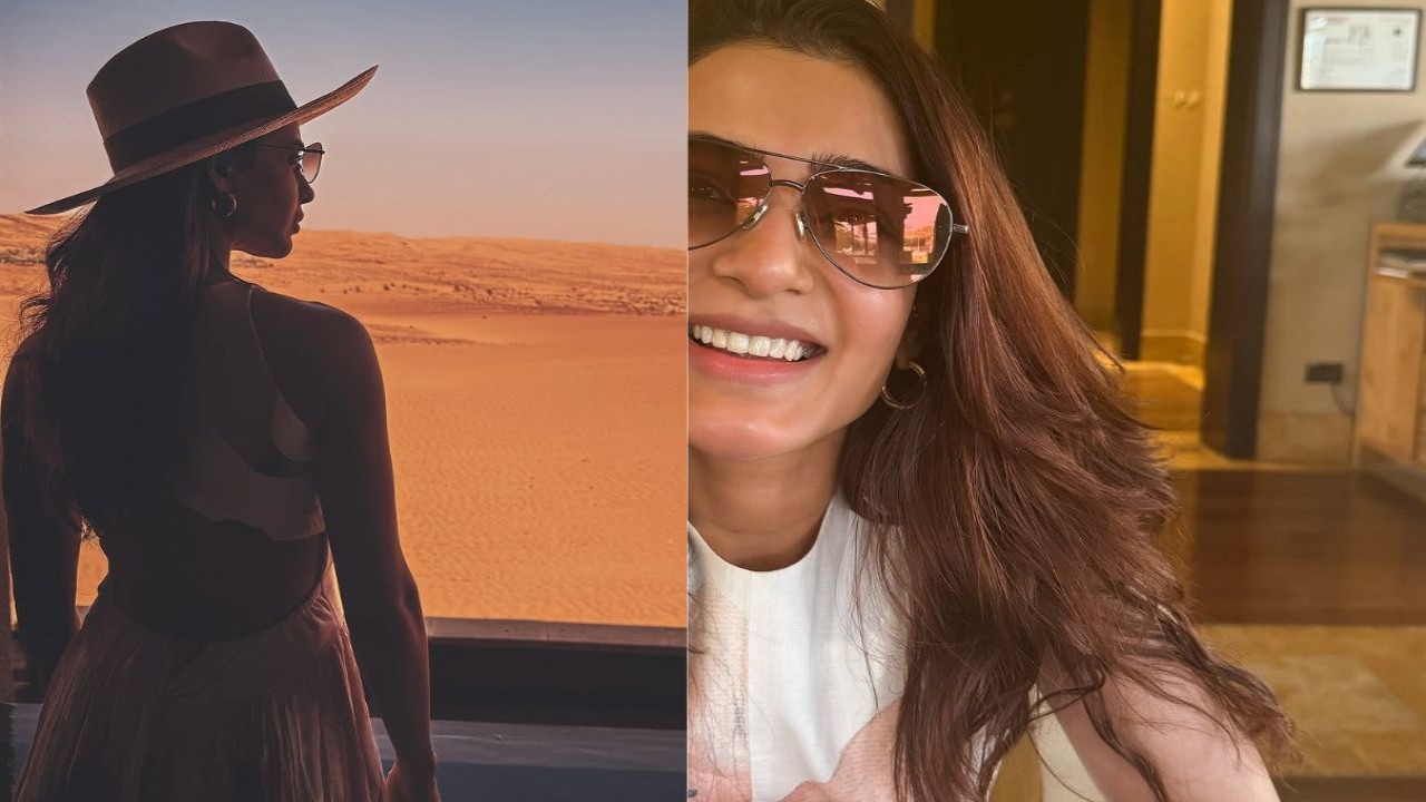 Samantha Ruth Prabhu stuns in floral dress on Abu Dhabi trip, fans wonder if Raj Nidimoru took the pic (PC: Samantha Ruth Prabhu IG) Samantha Ruth Prabhu stuns in floral dress on Abu Dhabi trip, fans wonder if Raj Nidimoru took the pic