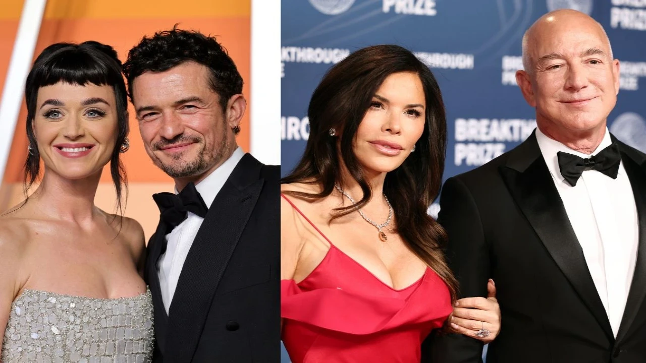 Katy Perry and Orlando Bloom and Jeff Bezos and Lauren Sánchez (via Getty Images) (Image Courtesy: Getty Images)