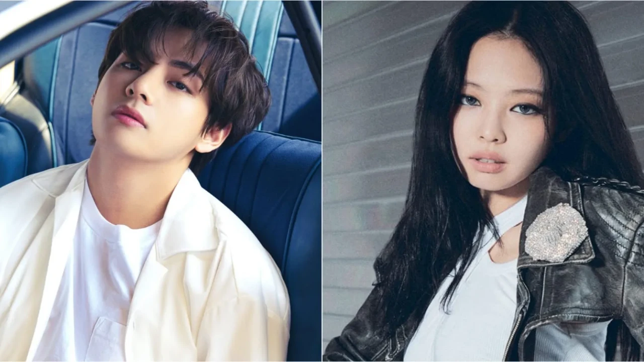 V, Jennie: Courtesy of BTS, BLACKPINK X V, Jennie: Courtesy of BTS, BLACKPINK X