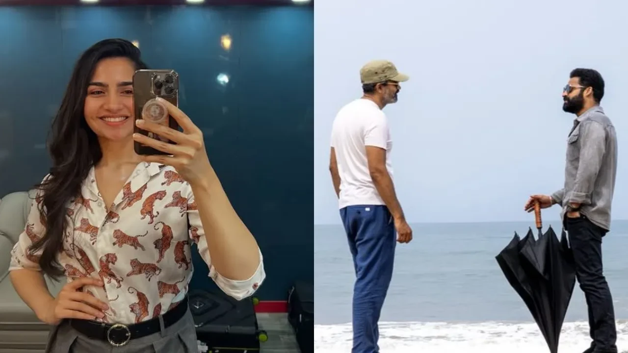 NTRNeel: Did Rukmini Vasanth accidentally confirm being Jr NTR’s next heroine? Fans react (PC: Rukmini Vasanth IG, NTRNeel on X) NTRNeel: Did Rukmini Vasanth accidentally confirm being Jr NTR’s next heroine? Fans react