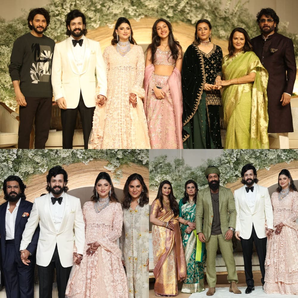 INSIDE PICS: Yash, Mahesh Babu, Ram Charan, Suriya —biggies of the South film industry at Akhil Akkineni-Zainab Ravdjee’s reception