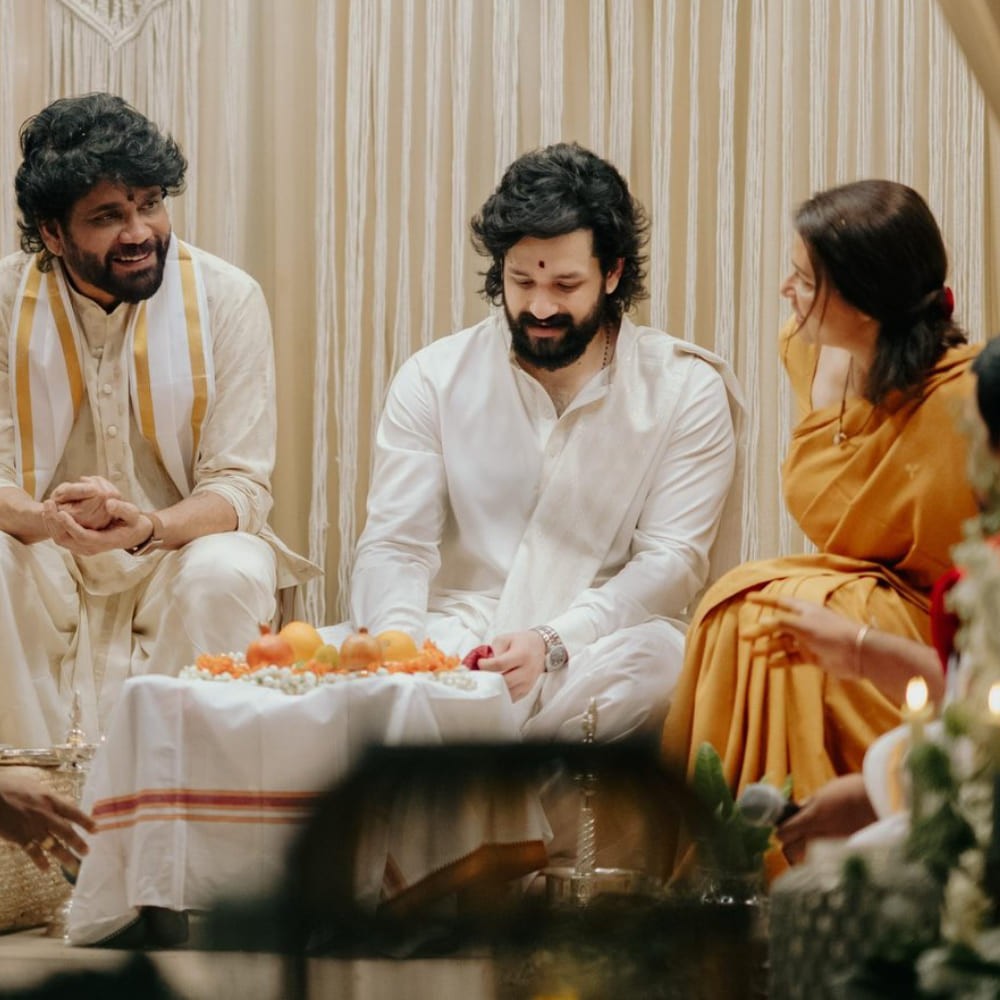 Akhil Akkineni and Zainab Ravdjee Wedding PICS: Nagarjuna gets emotional as he shares details about beautiful ceremony at home