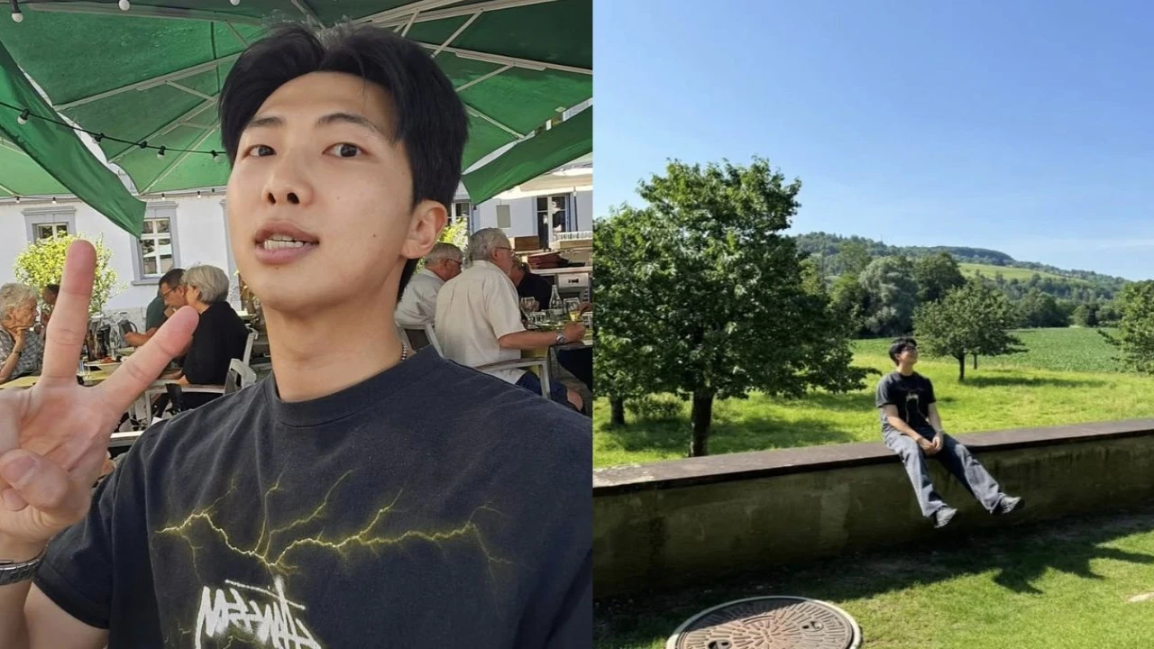 RM: courtesy of RM's Instagram RM: courtesy of RM's Instagram