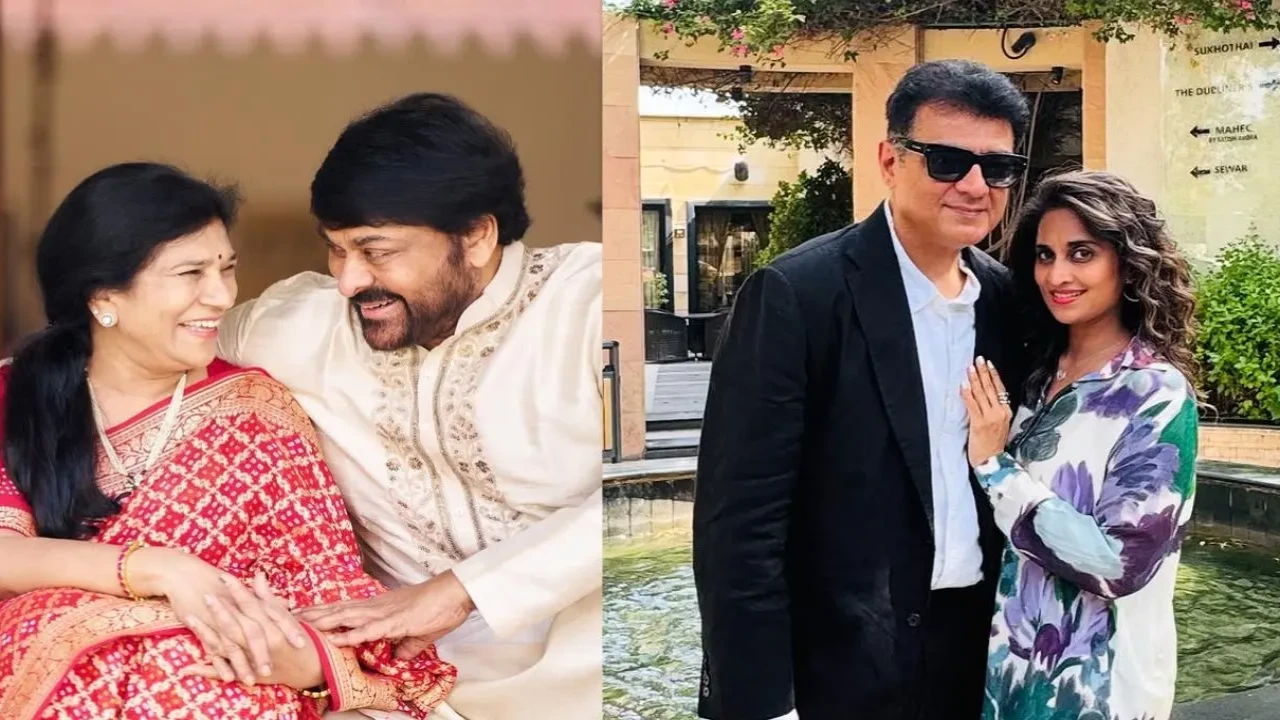 5 South celeb couples with massive age gap (PC: Chiranjeevi, Shalini Ajith Kumar on IG) 5 South celeb couples with massive age gap