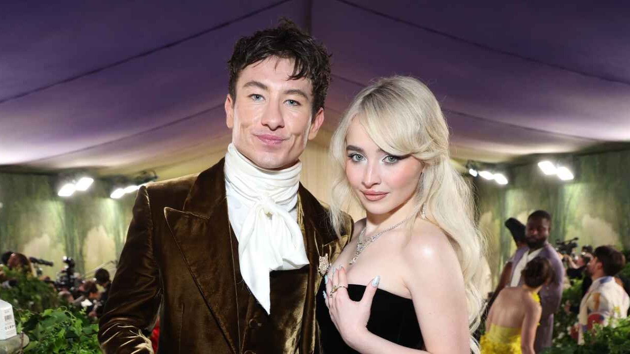 Barry Keoghan and Sabrina Carpenter via Getty Images Getty Images