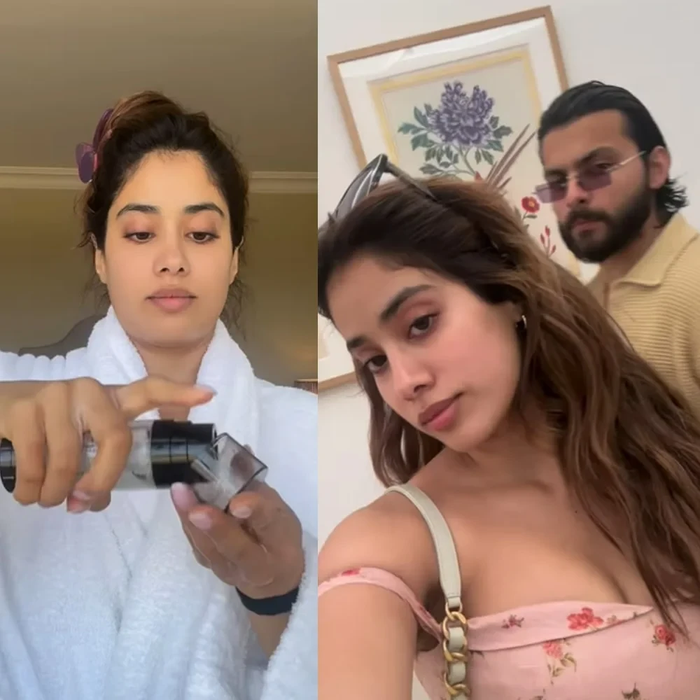 Jahnvi Kapoor's 30 seconds get ready with me VIDEO is a must-watch, Shikhar Pahariya's cameo is unmissable