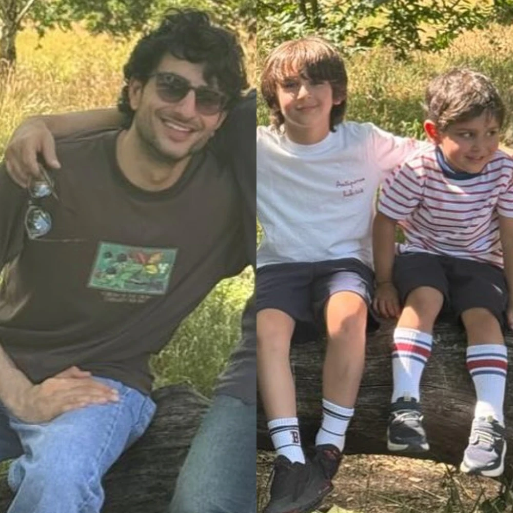 Photo: Saif Ali Khan's rare park outing with sons Ibrahim Ali Khan, Taimur and Jeh gets hilarious reactions