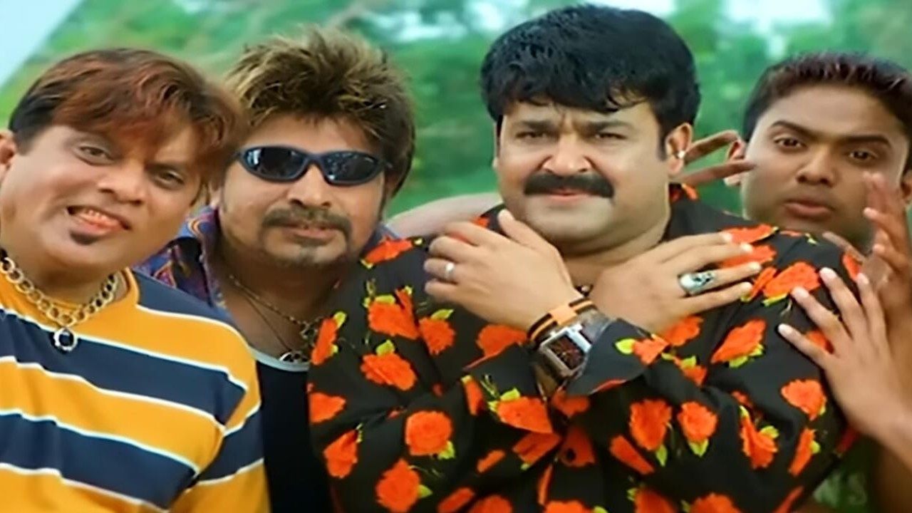 Chotta Mumbai is breaking records in its re-release at the Kerala box office (Credit: Saina Movies) Mohanlal