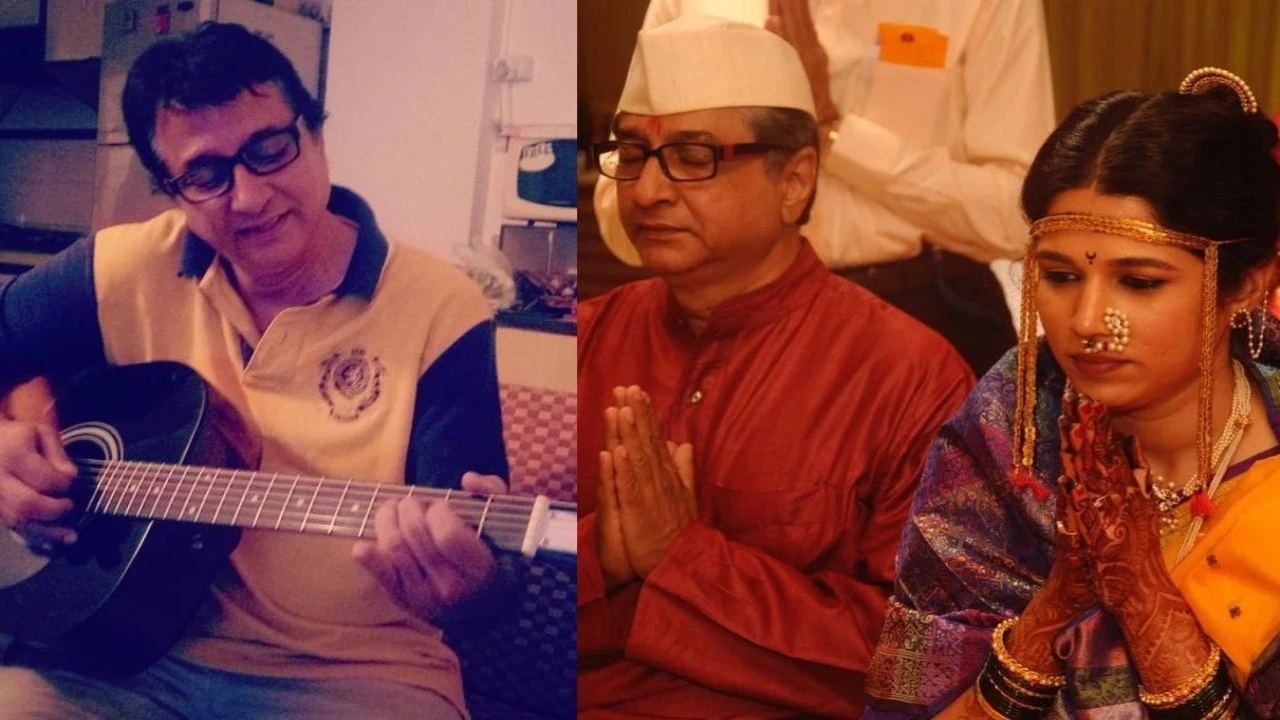 Vivek Lagoo with daughter Mrunmayee and wife Reema Vivek Lagoo with daughter Mrunmayee and wife Reema