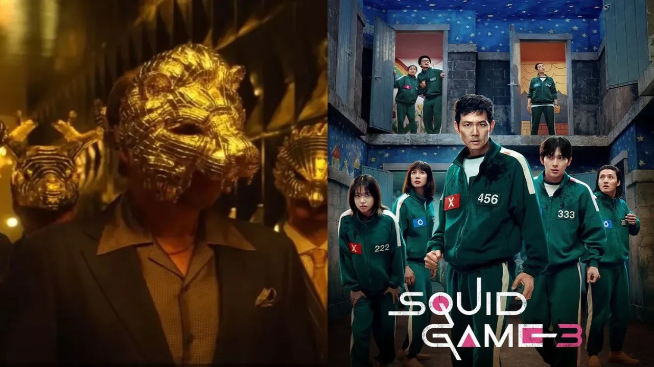 Squid Game 3 still, poster: courtesy of Netflix Korea Squid Game 3 still, poster: courtesy of Netflix Korea