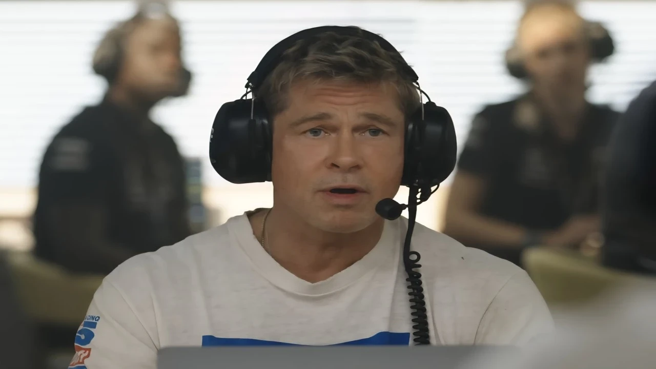 Brad Pitt leads a typical old school Hollywood film that's full of clichés and also heart (Credit: Apple Studios) Brad Pitt