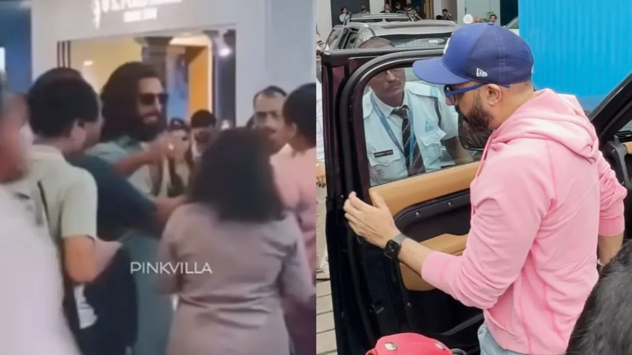 Ranveer Singh shoots for Dhurandhar, Abhishek Bachchan walks past paparazzi in hurry (Credits: Pinkvilla) Ranveer Singh, Abhishek Bachchan