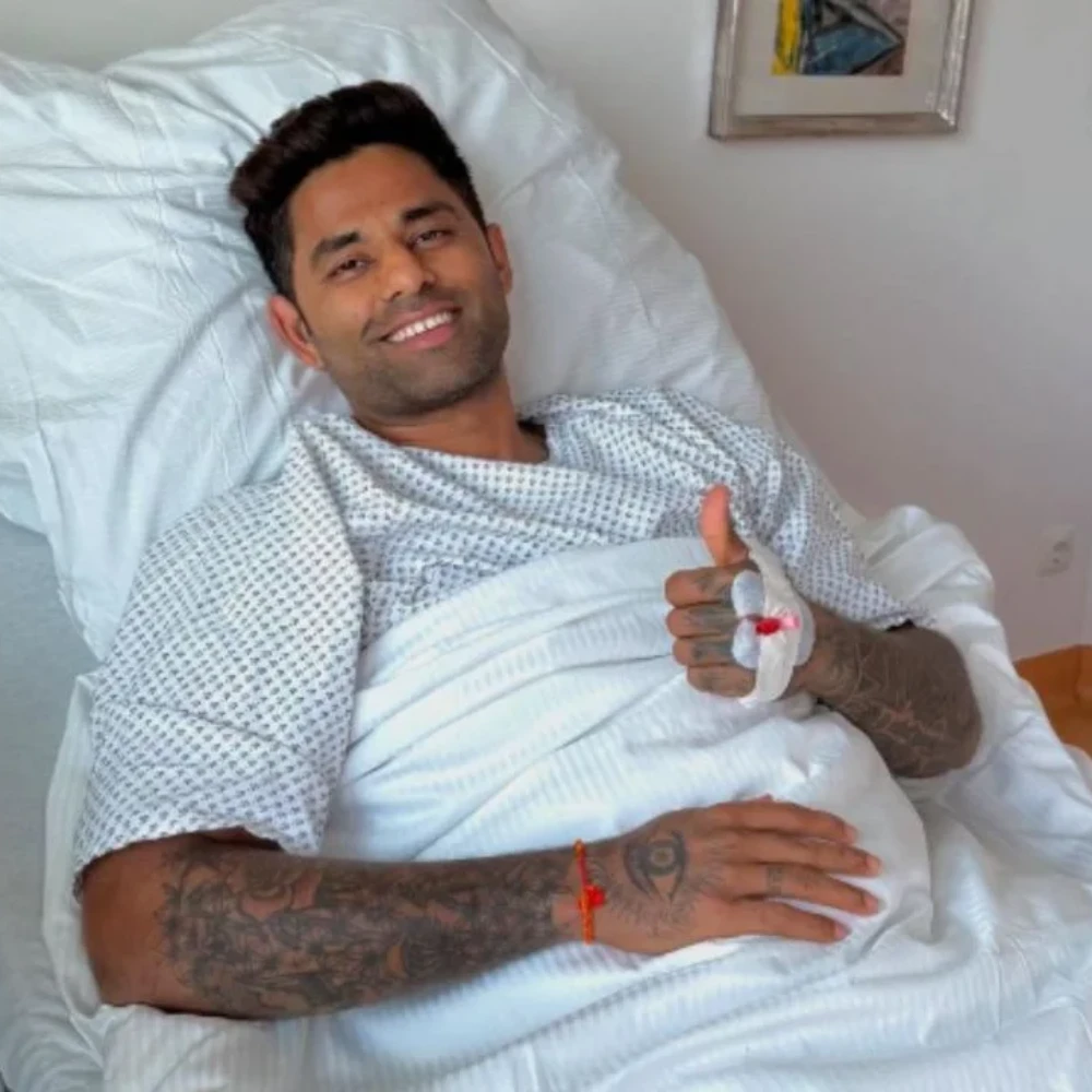 Suryakumar Yadav shares photo from hospital as he undergoes surgery in Germany: 'Can't wait to be back'