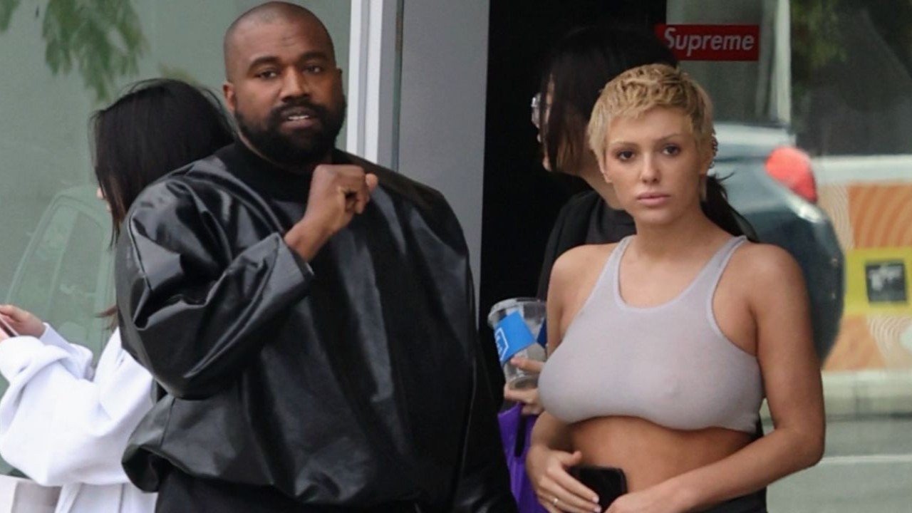 YE & Bianca Censori (via Getty Images) YE & Bianca Censori (via Getty Images)