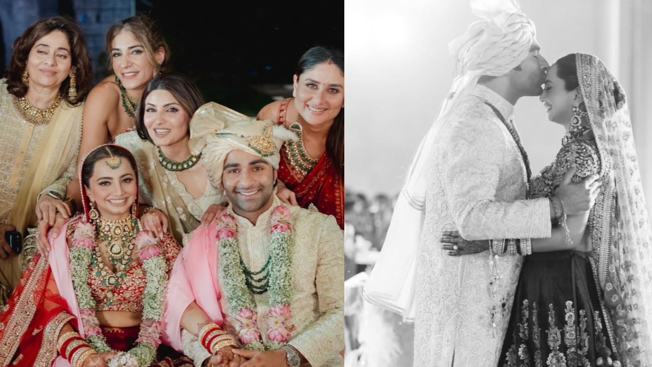 Picture credit: Alekha Advani Instagram Alia Bhatt-Ranbir Kapoor’s PDA, Kareena Kapoor’s sindoor glow steal show in UNSEEN PICS from Aadar Jain’s wedding