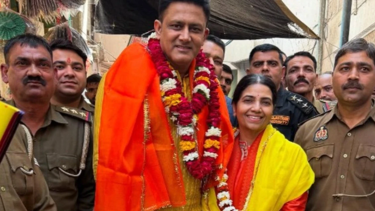 PC: Anil Kumble Instagram Anil Kumble wife Chetana Ramatheertha