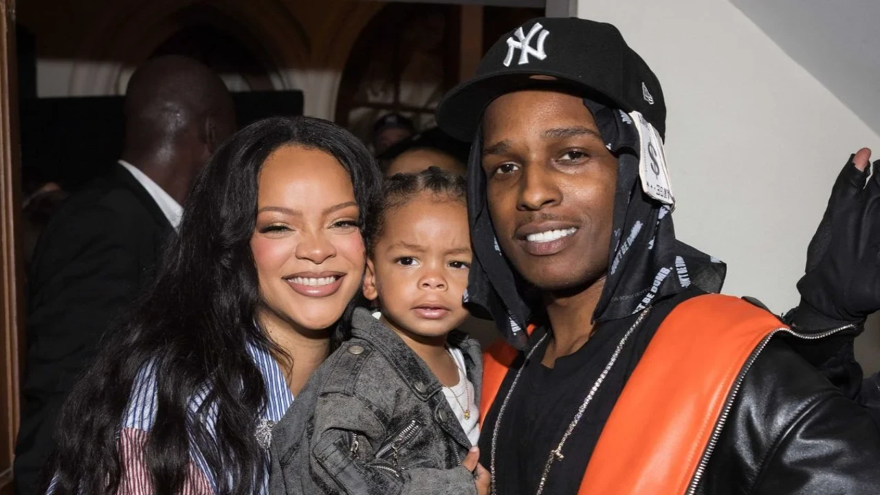 Rihanna, Riot Rose, A$AP Rocky (via Getty Images) Rihanna, Riot Rose, A$AP Rocky (via Getty Images)