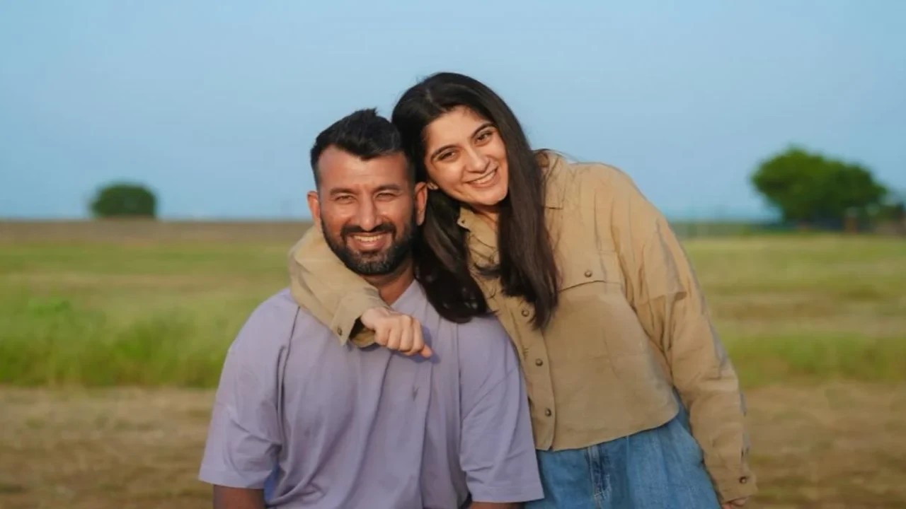 Cheteshwar Pujara & Puja Pujara (via Instagram) Cheteshwar Pujara & Puja Pujara (via Instagram)