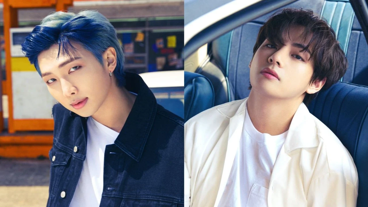 RM, V: courtesy of BIGHIT MUSIC RM, V: courtesy of BIGHIT MUSIC