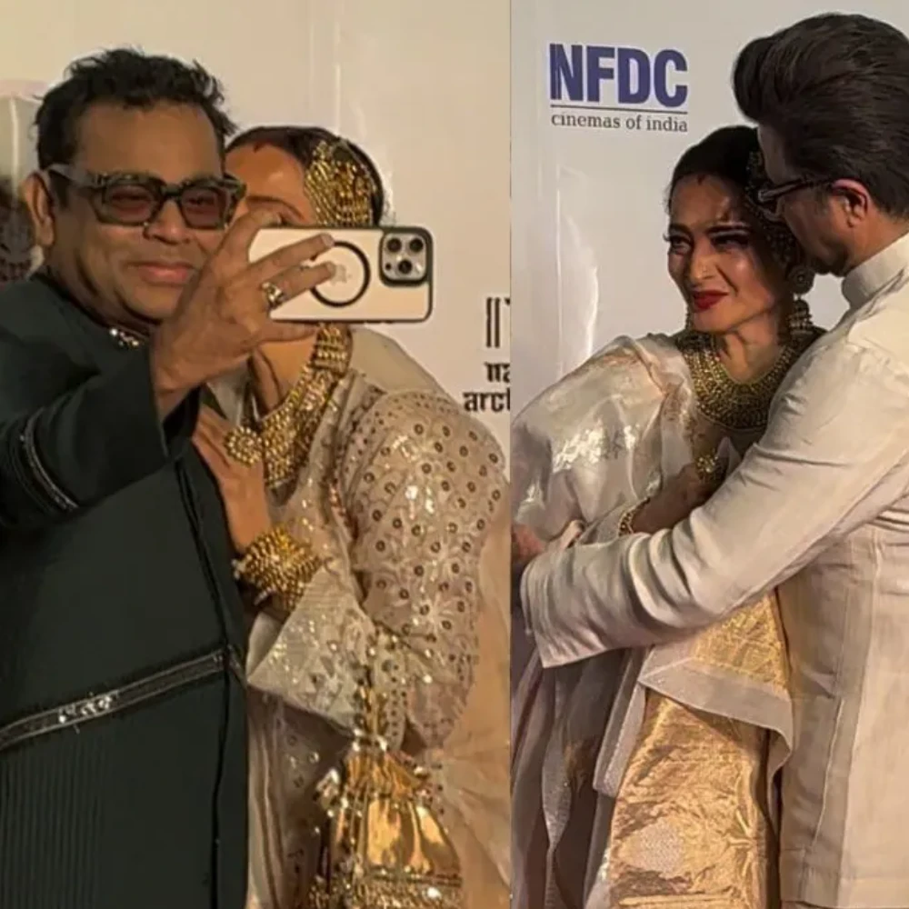 Umrao Jaan re-release: Rekha kisses AR Rahman and dances with Anil Kapoor at special screening– PICS