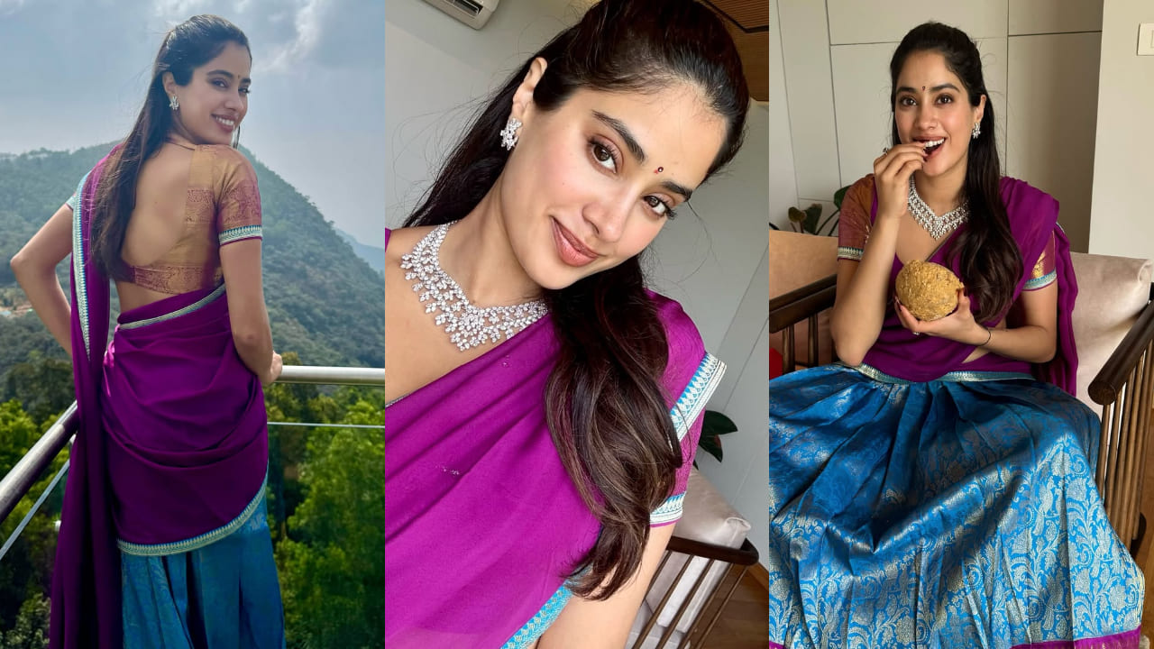 7 Janhvi Kapoor's South Indian looks that prove she's a real-life 'SUNDARI' 