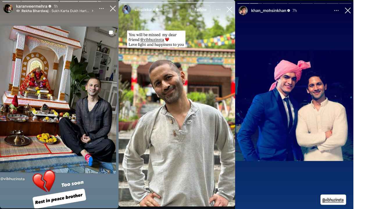 Karan Veer Mehra, Mohsin Khan, Simple Kaul mourn Vibhu K Raghave's demise