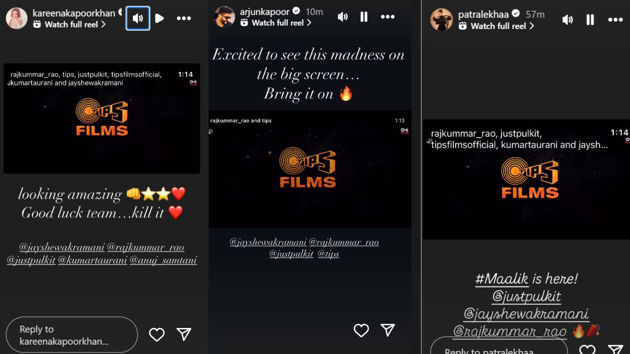 Picture Courtesy: Kareena Kapoor, Arjun Kapoor, Patralekhaa Instagram