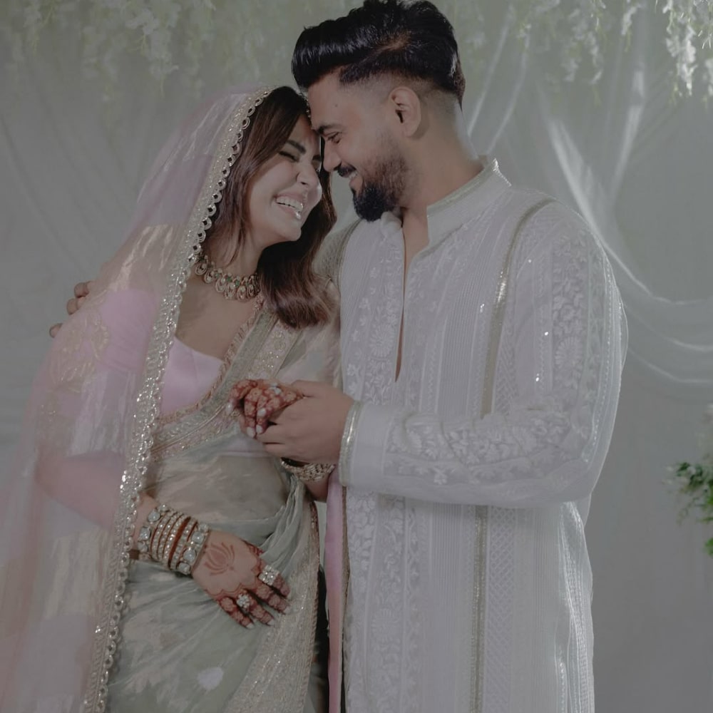 Hina Khan's wedding outfit 