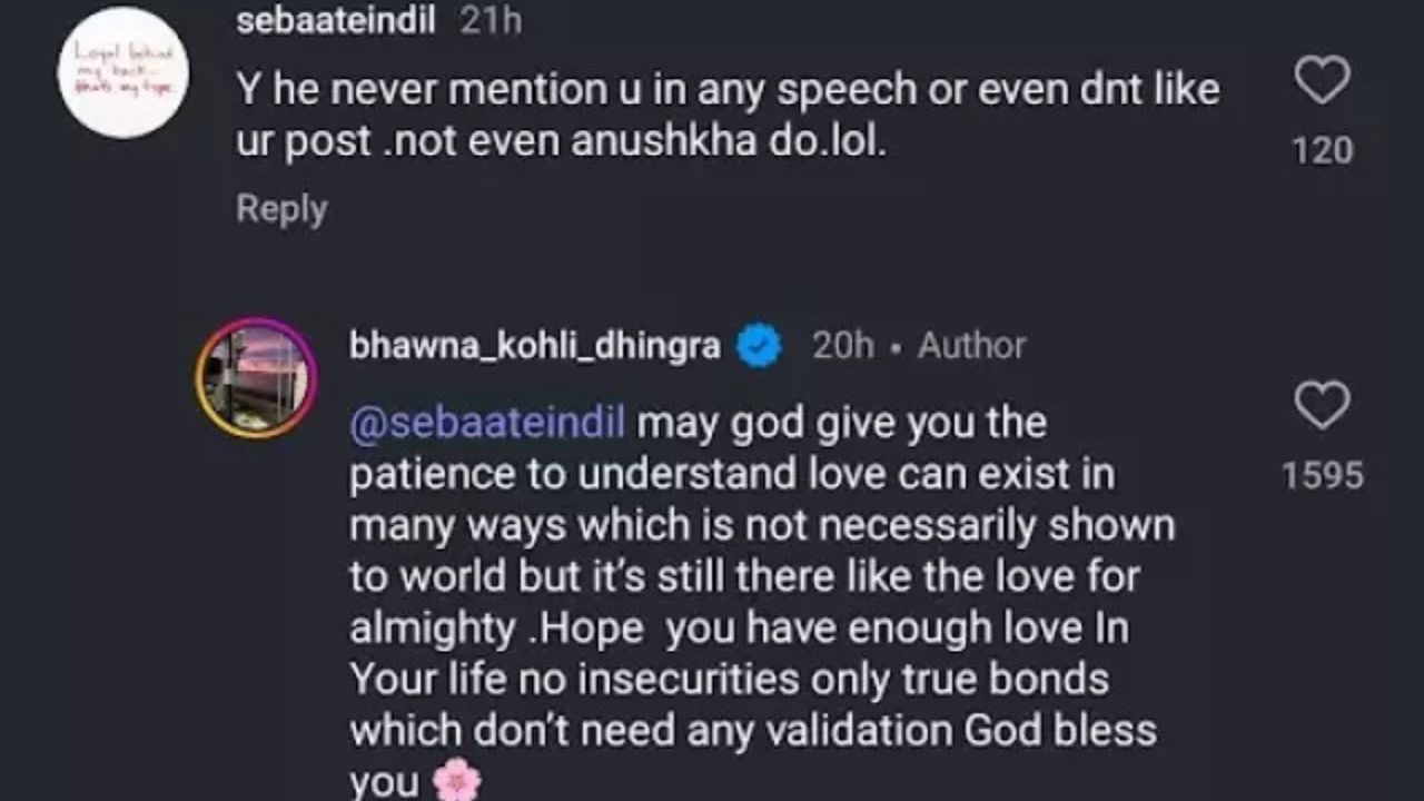 Picture Courtesy: Bhawna Kohli Instagram