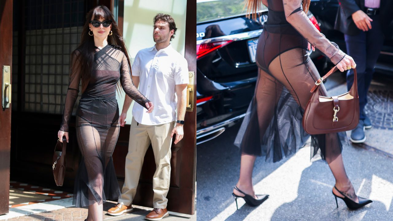 Dakota Johnson: courtesy of Getty Images