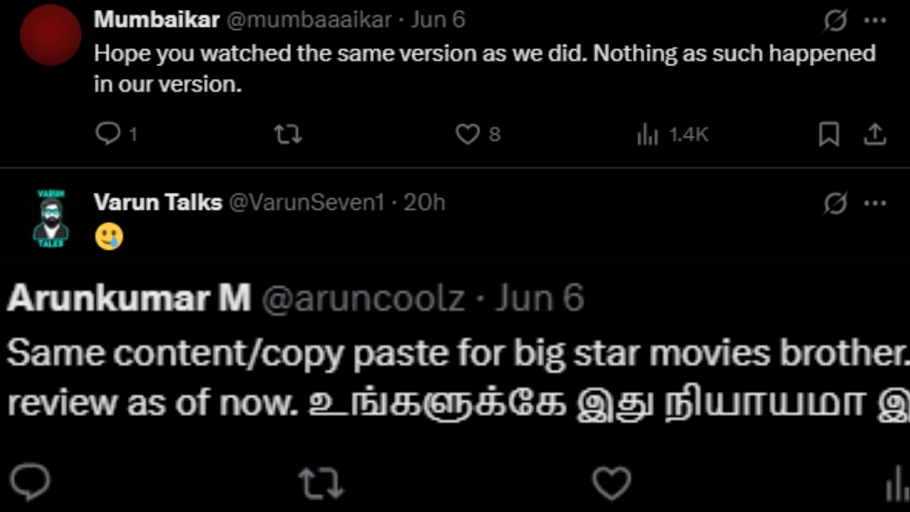 Netizens react to Karthik Subbaraj's Thug Life review (PC: Karthik Subbaraj, X)