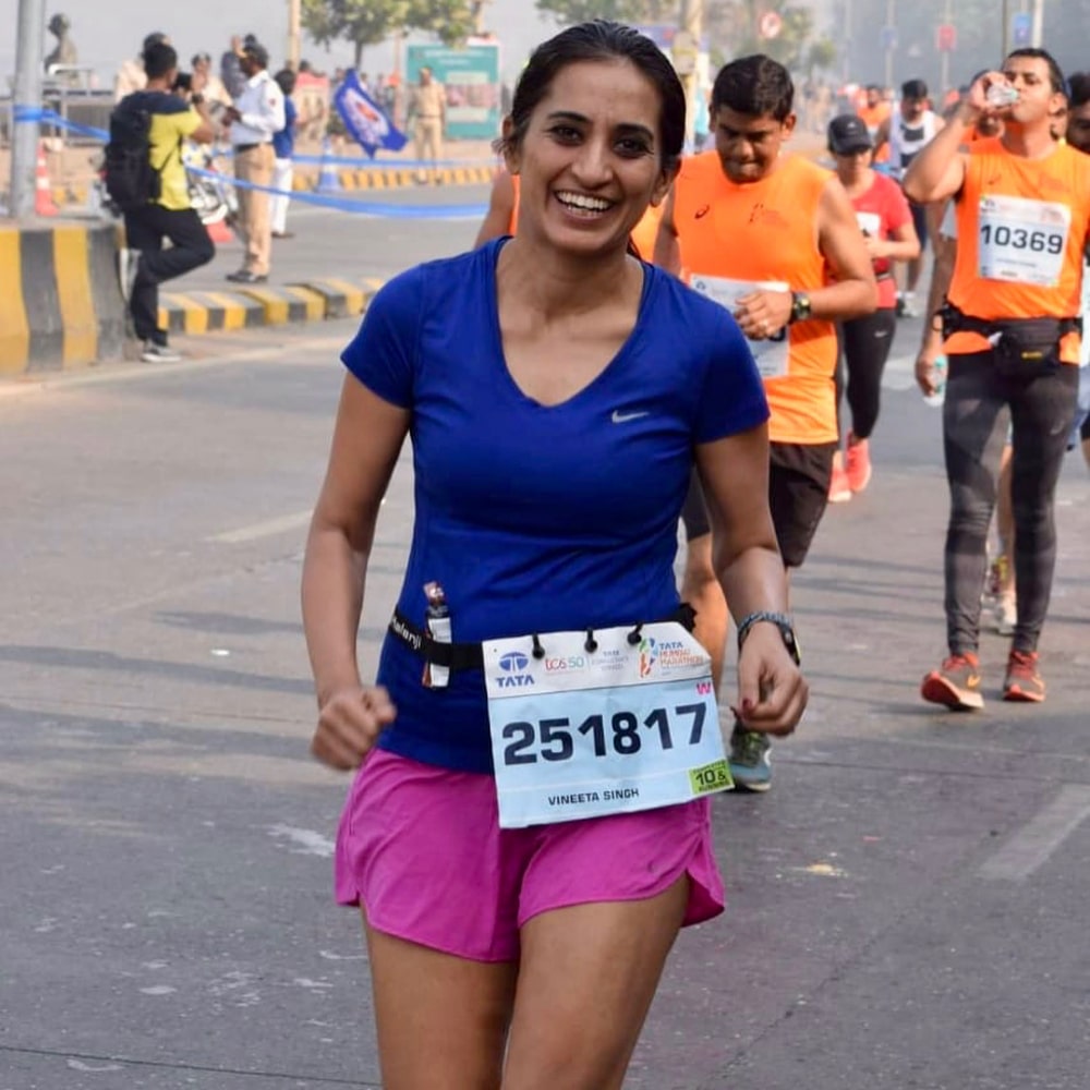 Vineeta Singh Running