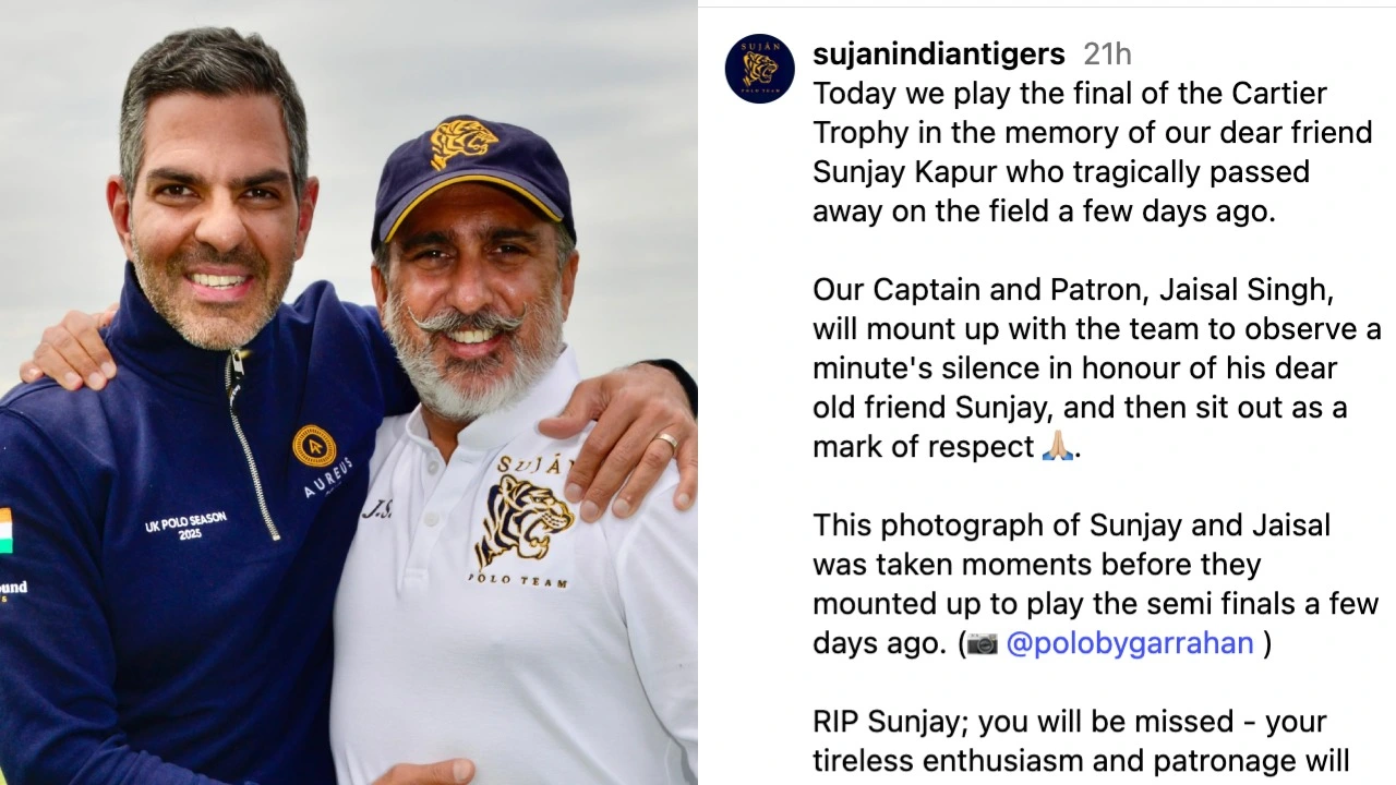 Picture credit: SUJÁN Indian Tigers Instagram