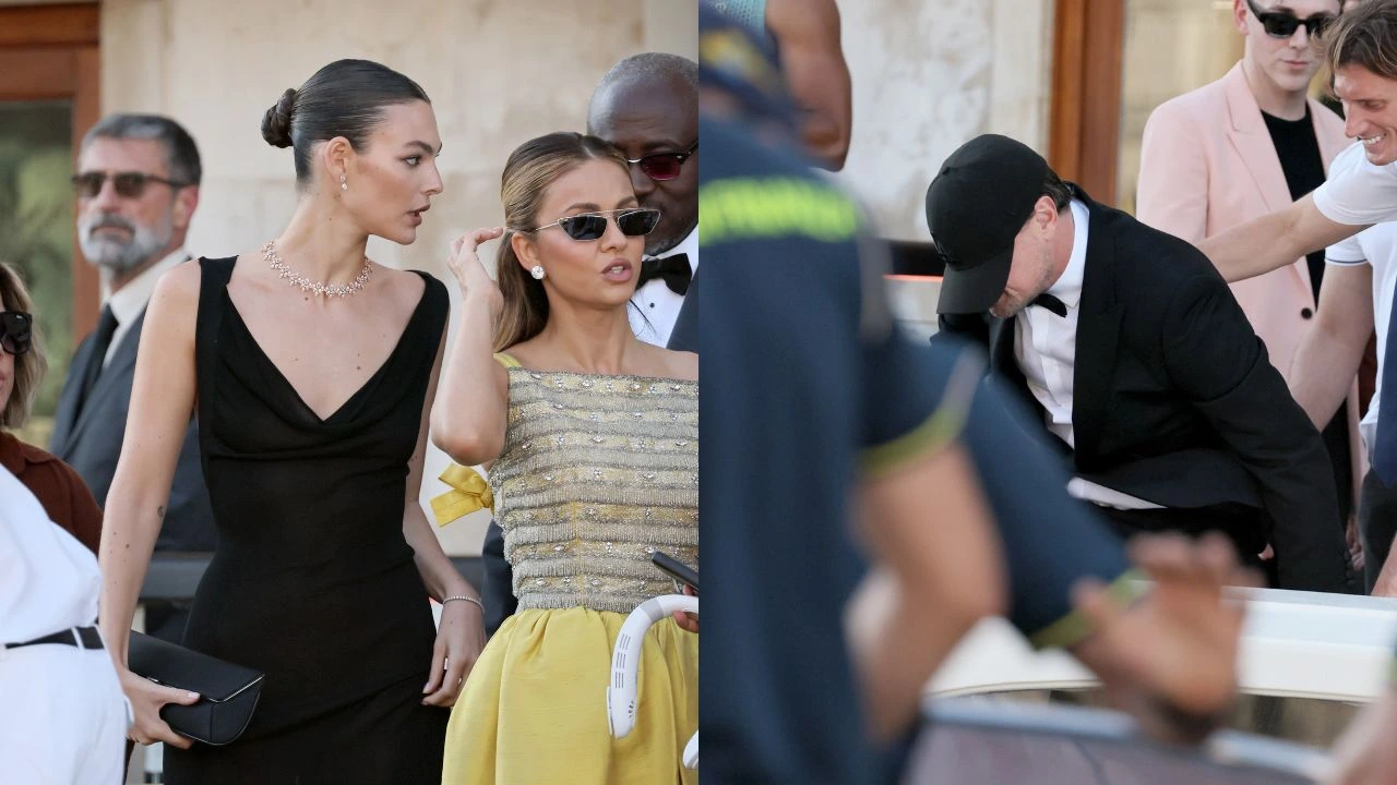 Vittoria Ceretti, Leonardo DiCaprio: courtesy of Getty Images