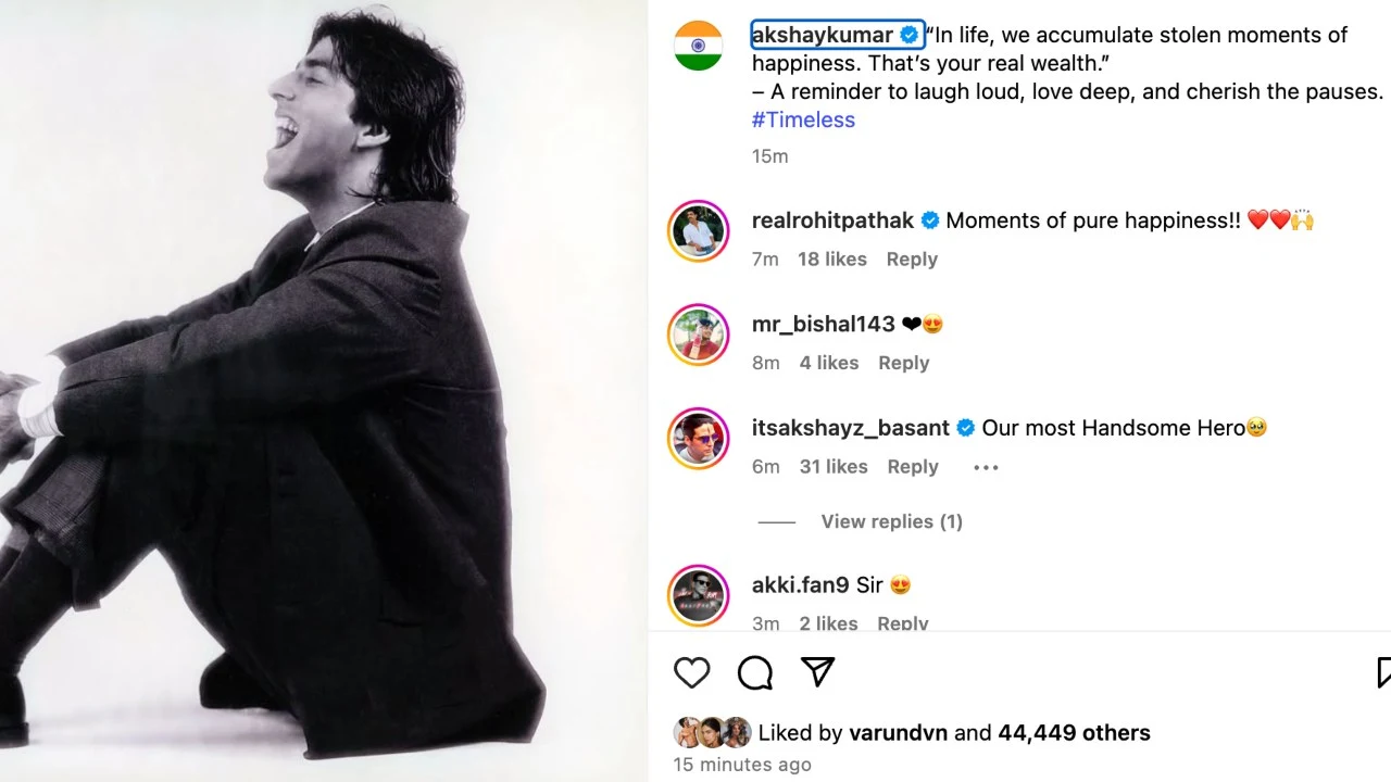 Picture credit: Akshay Kumar Instagram