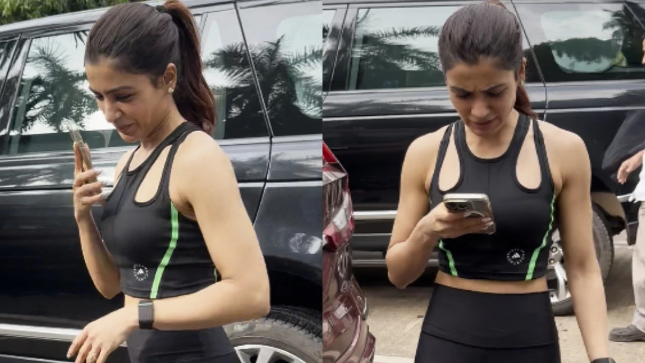 Was Samantha Ruth Prabhu on a call with bae Raj Nidimoru on her way to pickleball game? (PC: Varinder) Was Samantha Ruth Prabhu on a call with bae Raj Nidimoru on her way to pickleball game?