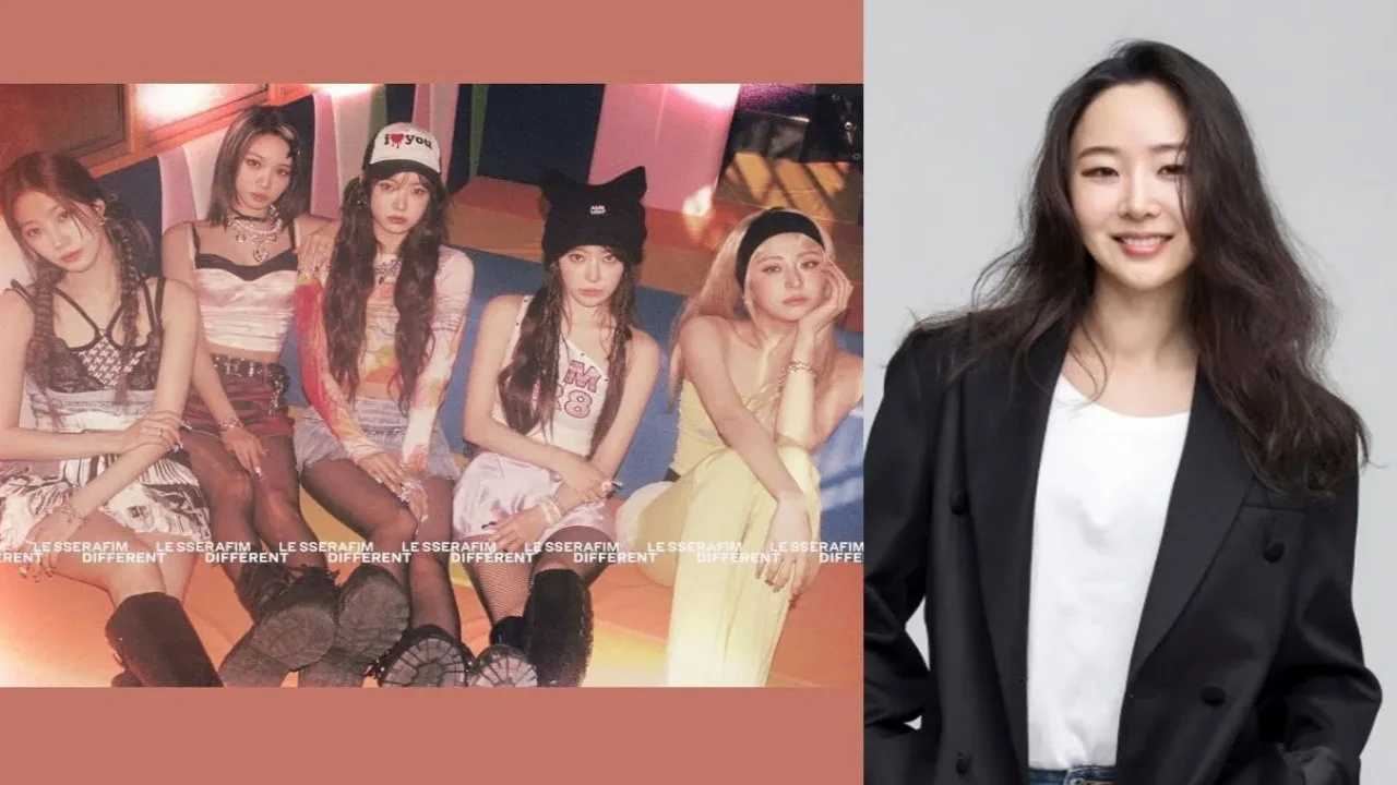LE SSERAFIM, Min Hee Jin: courtesy of LE SSERAFIM's Instagram, HYBE LABELS LE SSERAFIM, Min Hee Jin: courtesy of LE SSERAFIM's Instagram, HYBE LABELS