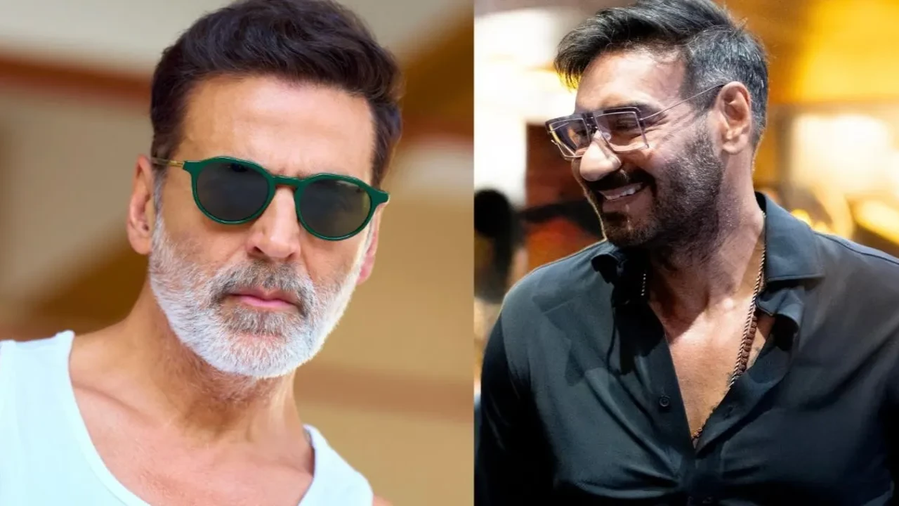 Credits: Akshay Kumar and Ajay Devgn's Instagram Akshay Kumar and Ajay Devgn