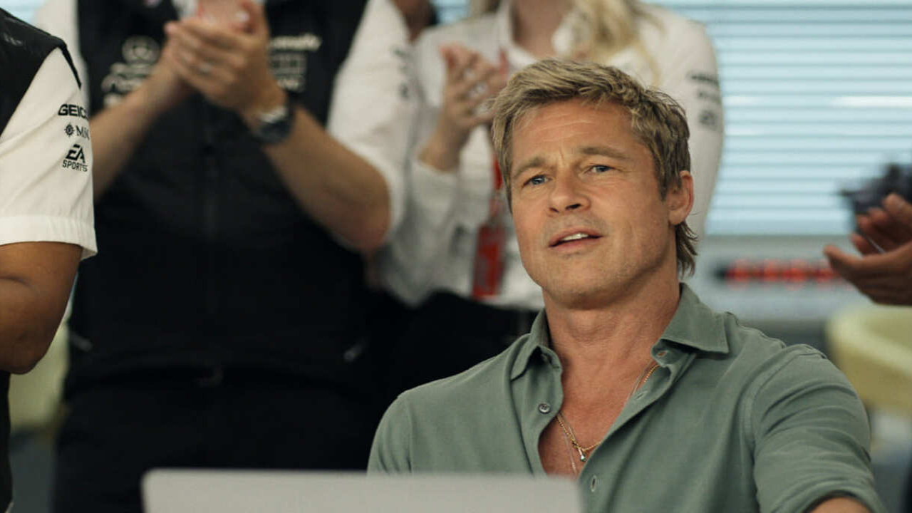 Brad Pitt in F1 The Movie (image courtesy of Warner Bros) F1 the movie