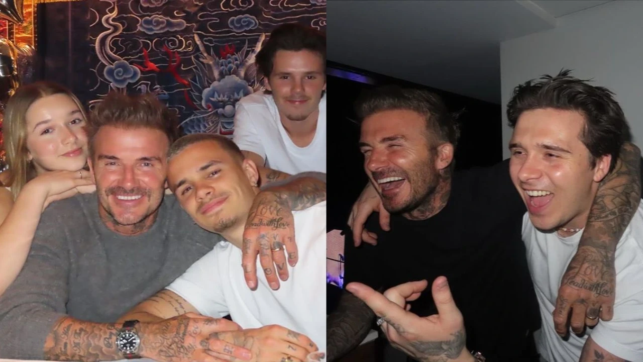 Beckham family: courtesy of Victoria Beckham's Instagram Beckham family: courtesy of Victoria Beckham's Instagram