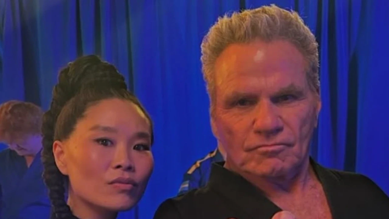 Alicia Hannah-Kim and Martin Kove via Instagram Instagram