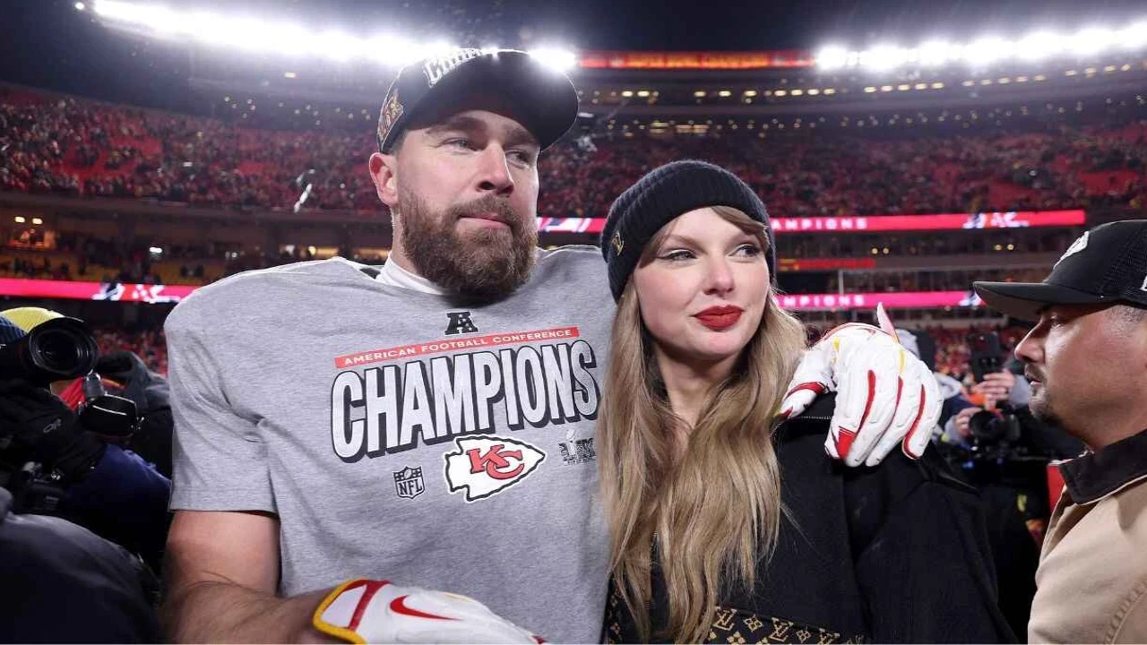 Travis Kelce and Taylor Swift (via Getty Images) (Image Courtesy: Getty Images)